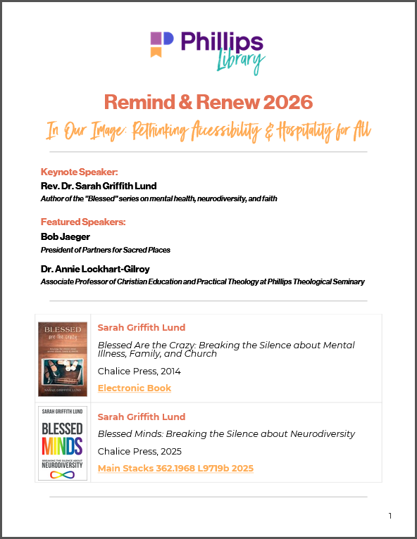 First page of the R&R 2026 Bibliography